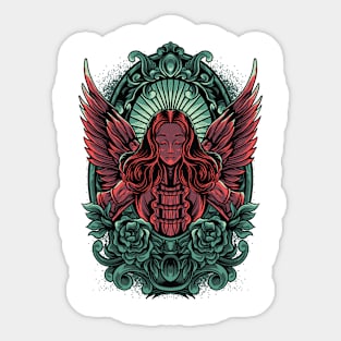 Guardian Goddess Angel Sticker